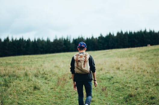 Free stock photo of nature, man, hiking, adventure