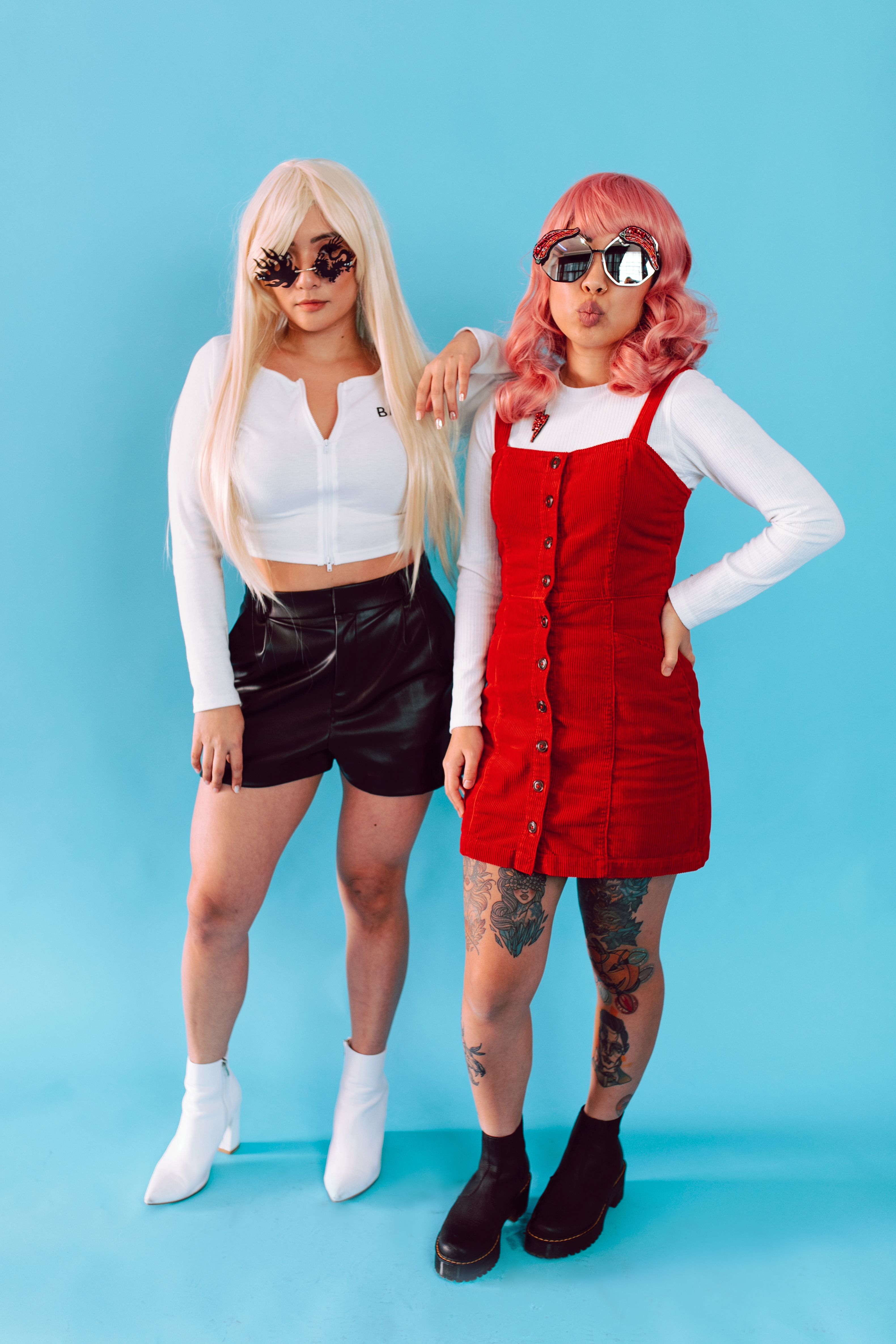 Two Female Models Having a Photoshoot · Free Stock Photo