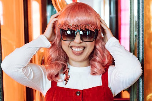 빨간 머리, 선글라스, 아시아의의 무료 스톡 사진