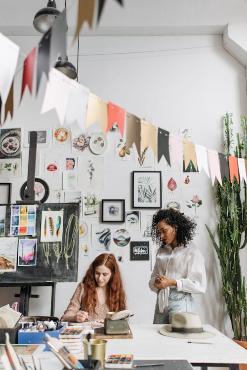 Women in a Painting Workshop