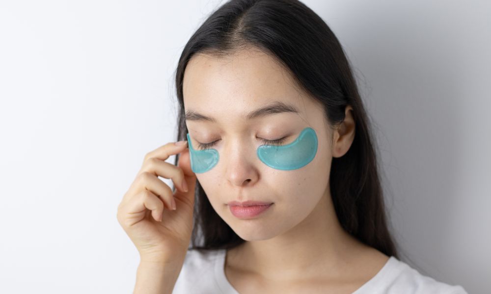 Gentle eye-area skincare routine