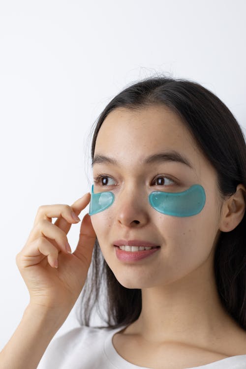 A Woman With Under Eye Patches