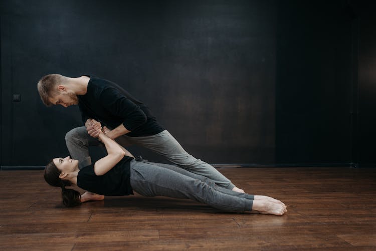 Man And A Woman Dancing Together