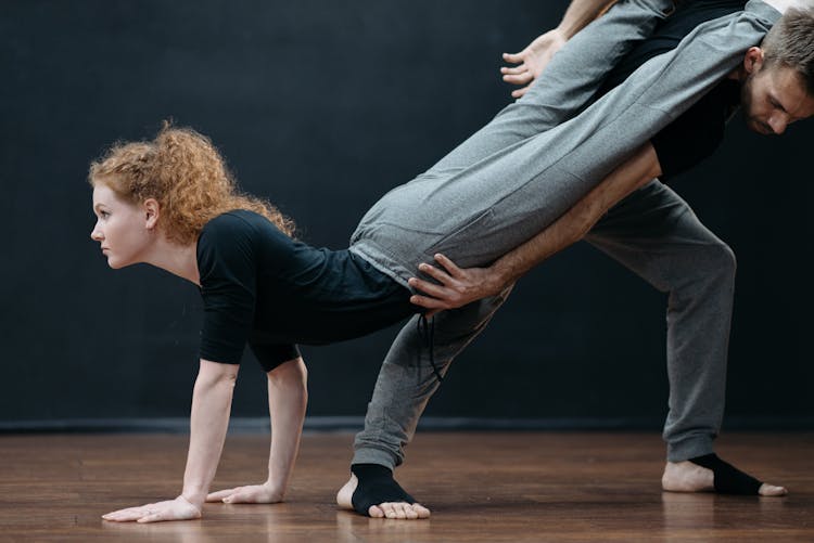 Man And Woman Dancing