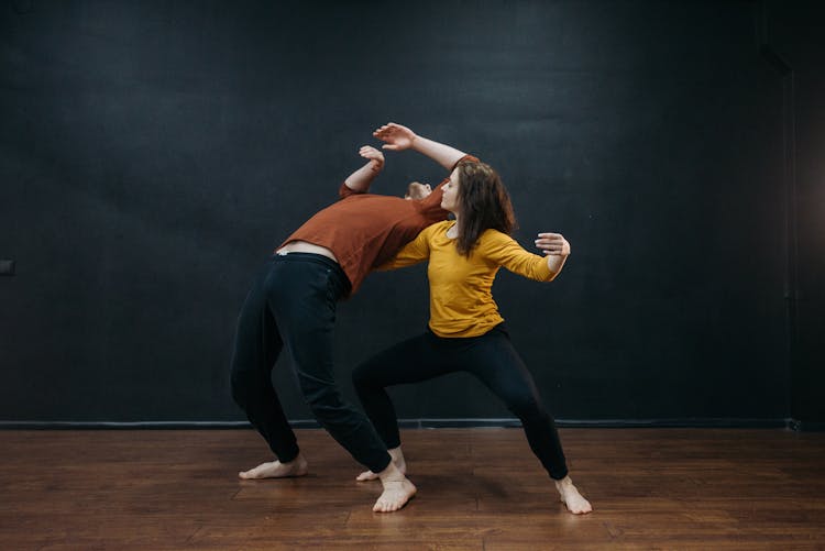 Dancers Doing A Routing Dance Moves