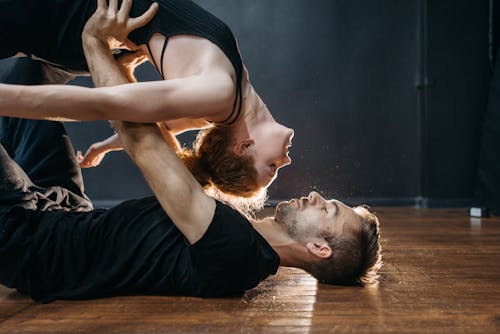 A Man and Woman Dancing