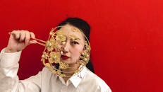 Close-Up Shot of a Pretty Woman in White Top