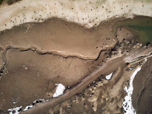 Foto d'estoc gratuïta de foto des d'un dron, mar, natura