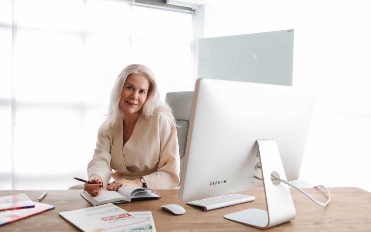 Candidate preparing for an interview