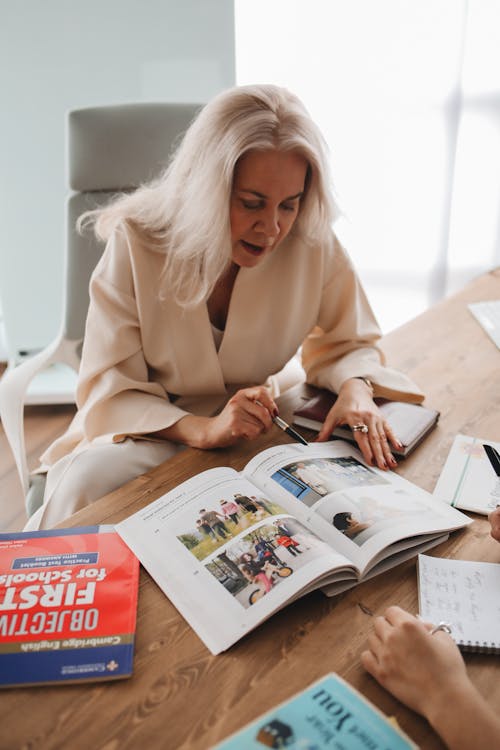 Woman Reading a Book