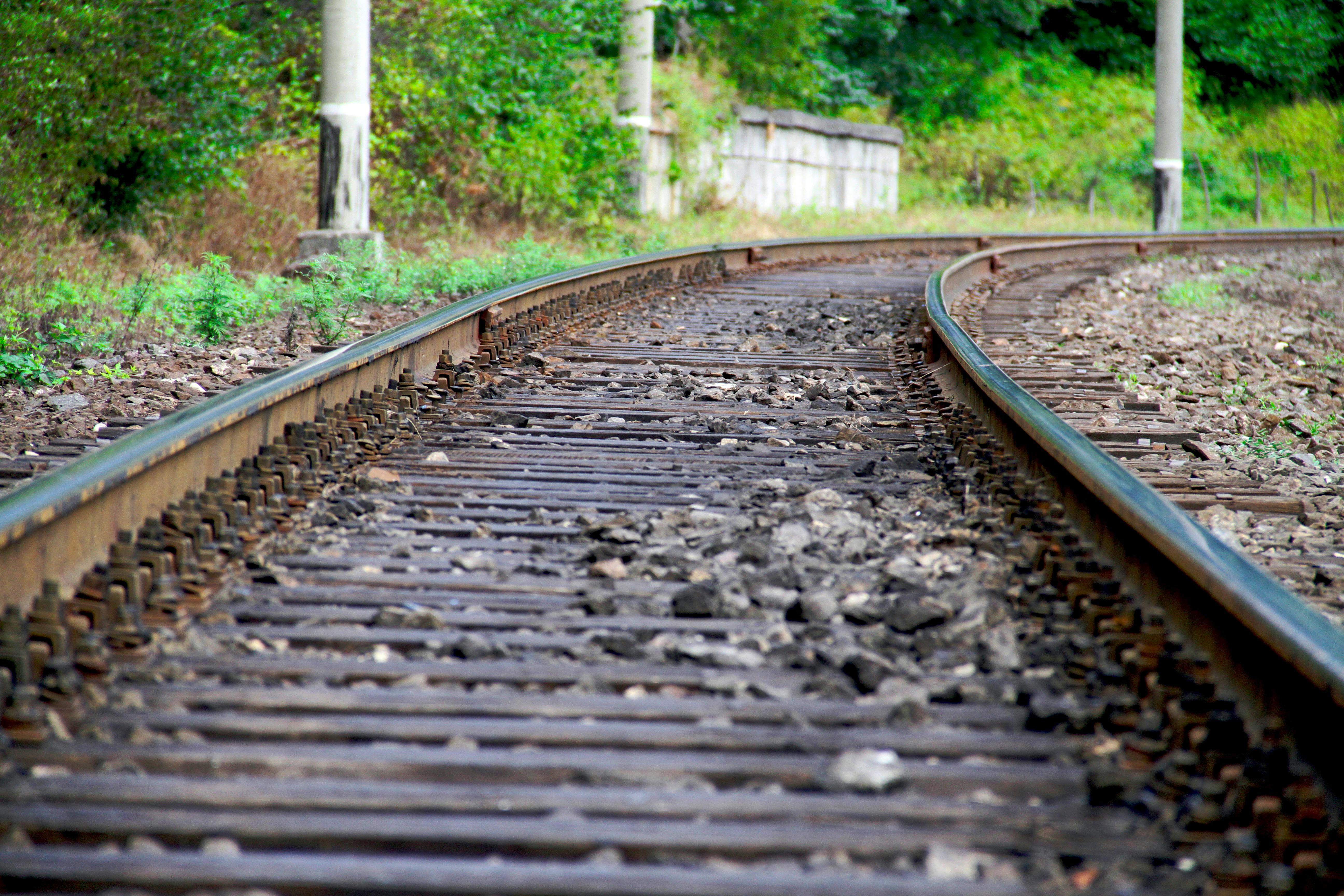 Rails close up hi-res stock photography and images - Alamy