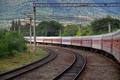 Kostnadsfria Kostnadsfri bild av järnvägsspår, kollektivtrafik, lokomotiv Stock foto