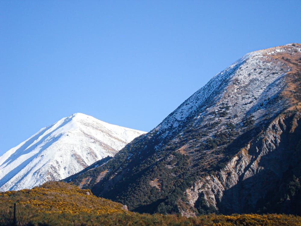 Free stock photo of snow, snow background, snow capped mountain