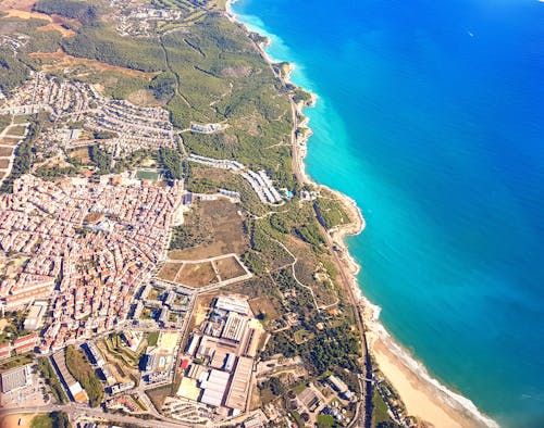 Free stock photo of aerial view, barcelona, beach