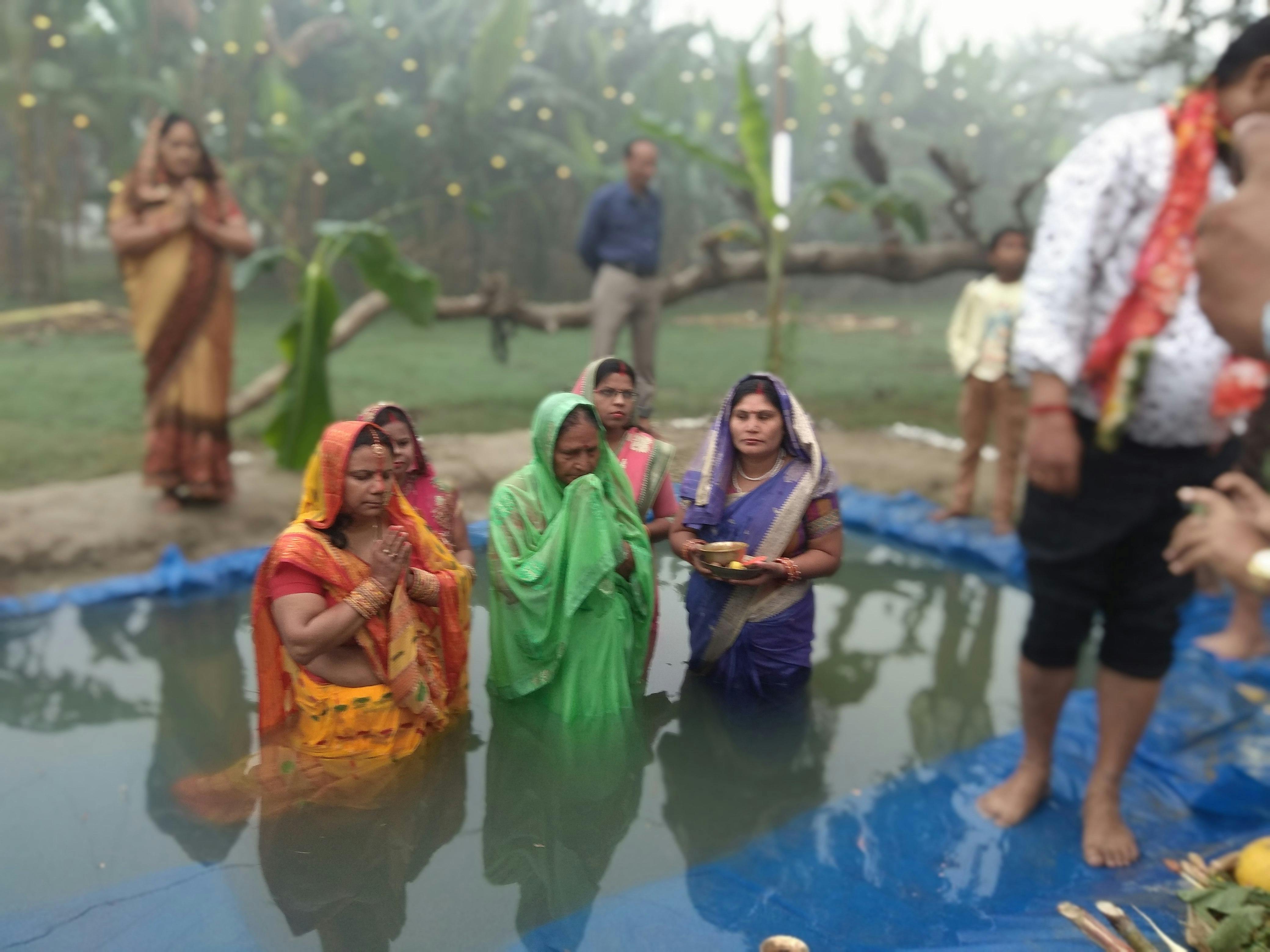 Free stock photo of bihar, chhath puja, festival