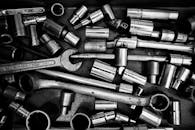 A Grayscale of Hand Tools