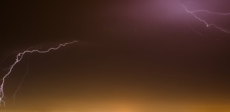 Lightnings On Sky