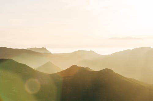 Sunlight over Mountains