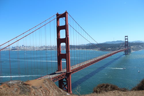 Foto profissional grátis de espaço, mar, Ponte Golden Gate
