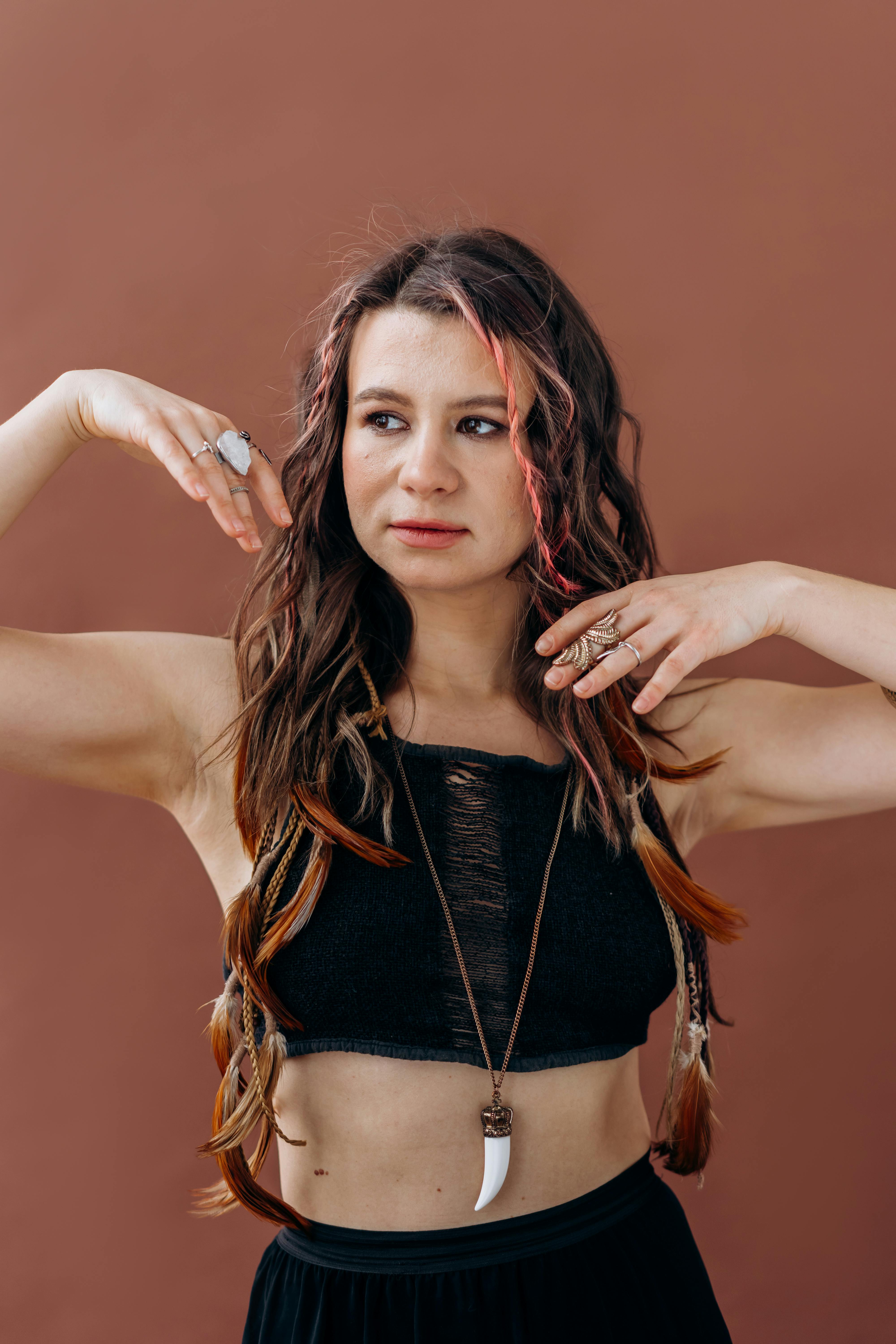 Sexy Woman Wearing Black Tank Top · Free Stock Photo