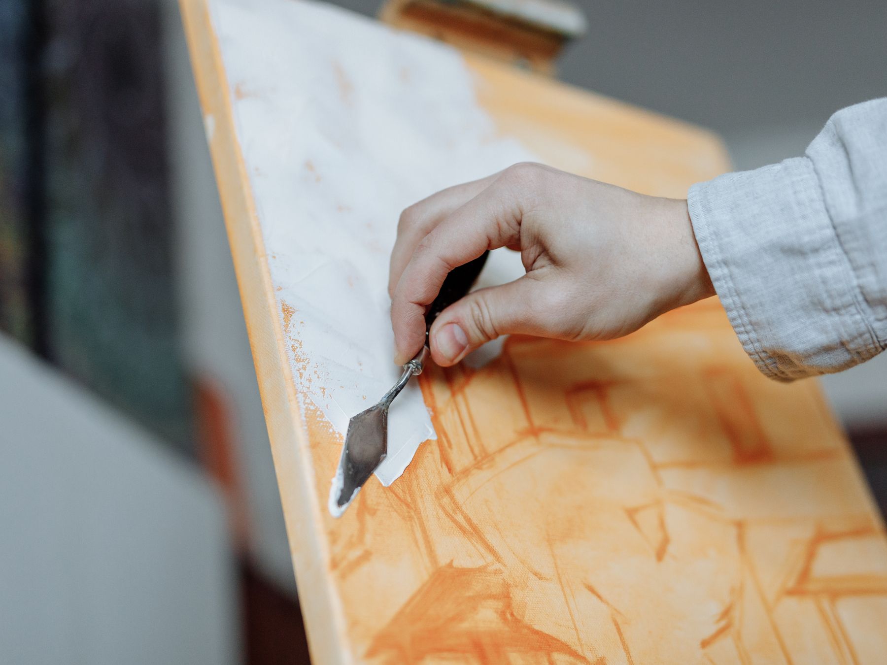 Painters and Decorators in Sipson — woodwork brushed to a crisp, smooth line