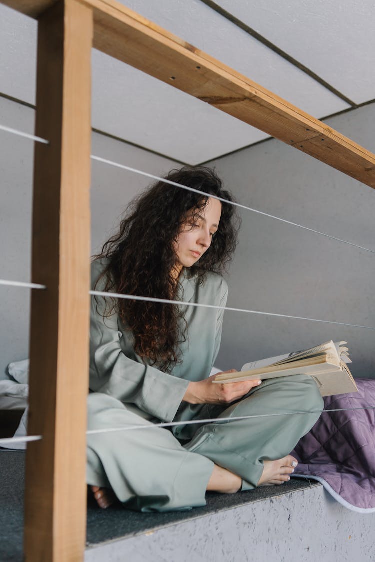  Woman Reading A Book