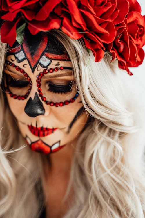 คลังภาพถ่ายฟรี ของ dia de los muertos, การปรากฏ, ธีมฮาโลวีน