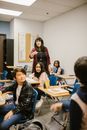 Teacher Scolding Her Students