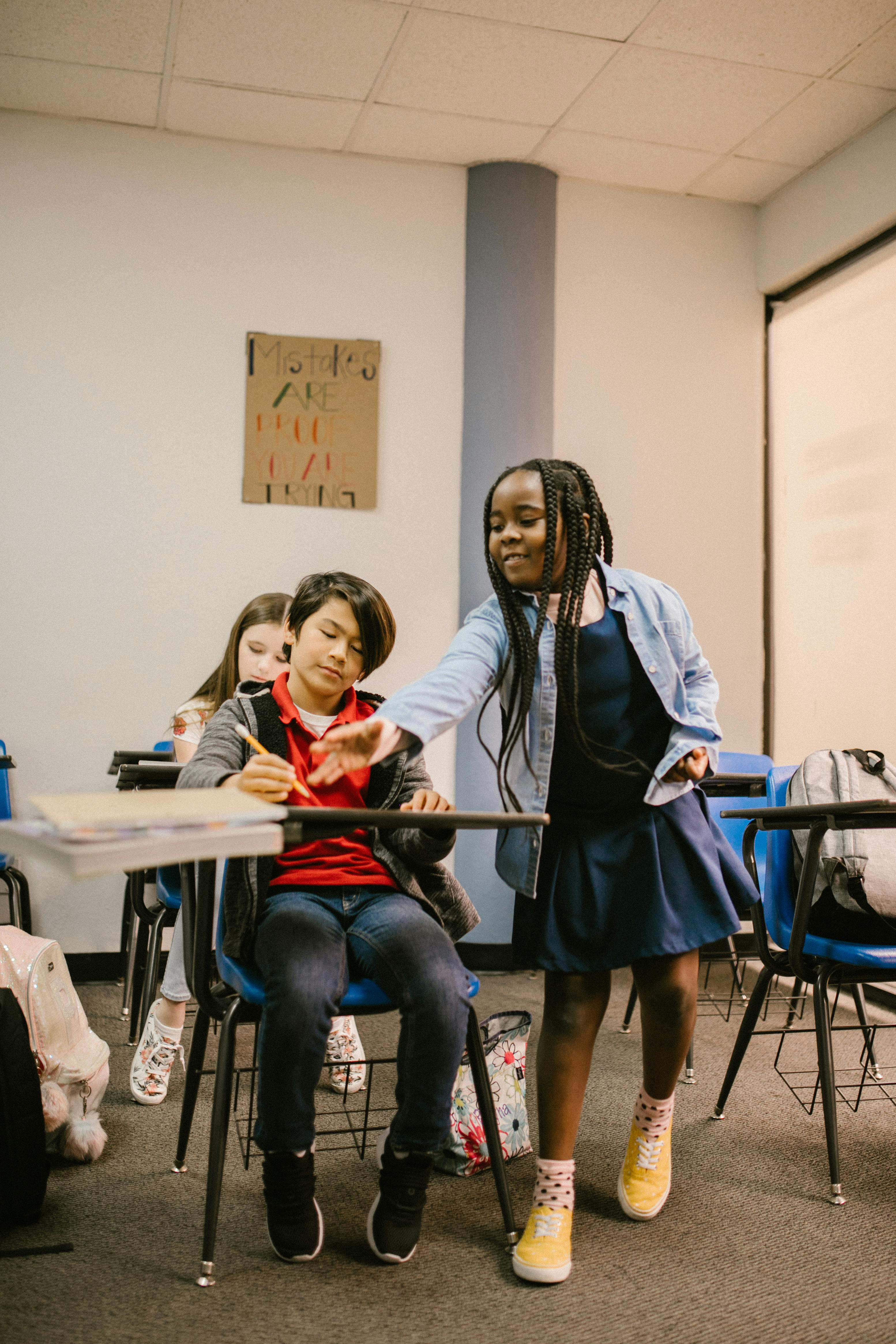 bullying inside a classroom