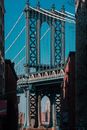View of the Manhattan Bridge in New York