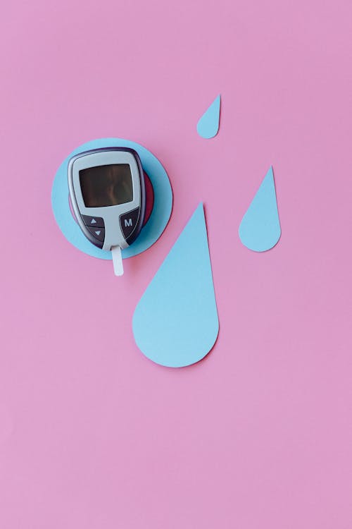 Kostenloses Stock Foto zu begrifflich, blaues papier, monat der diabetesaufklärung