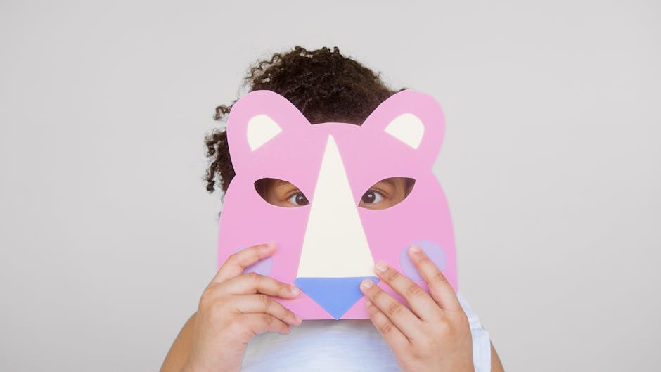 cutting activities for preschool - preschool masks