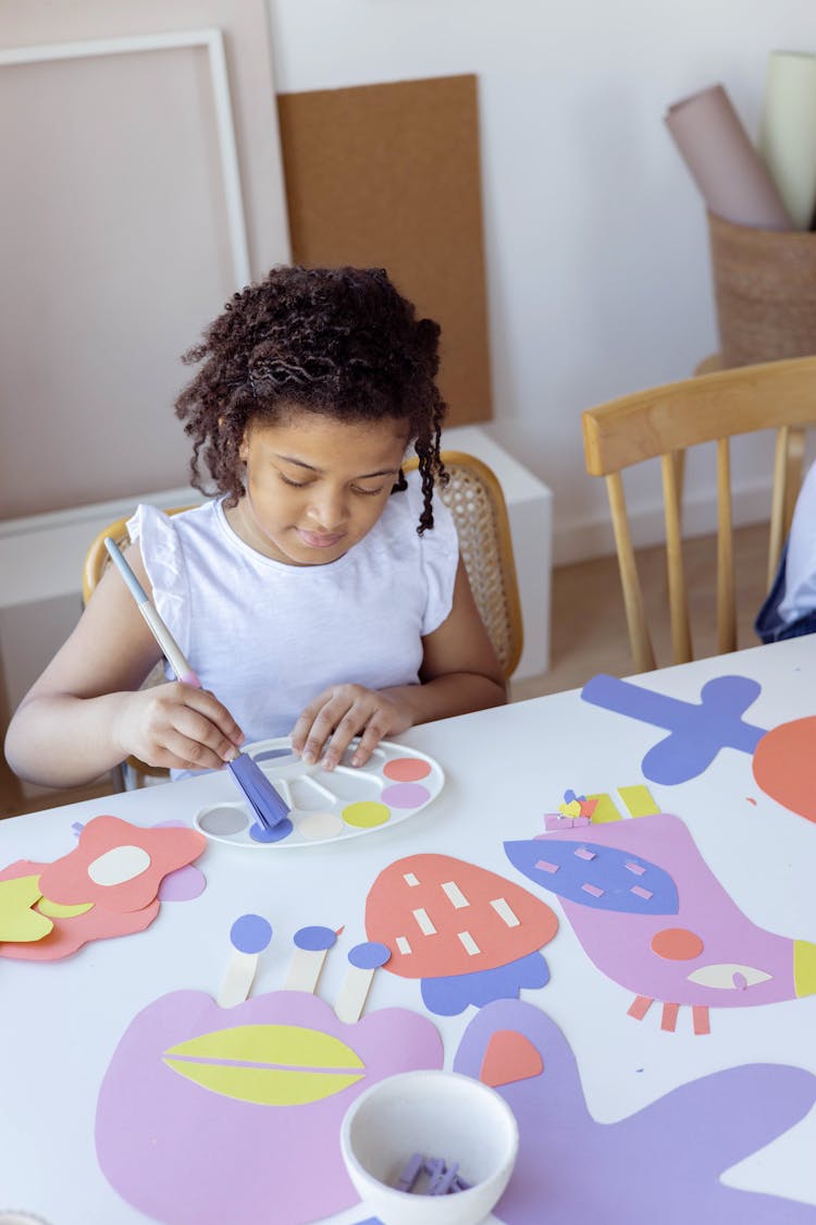 Girl Doing Some Artwork