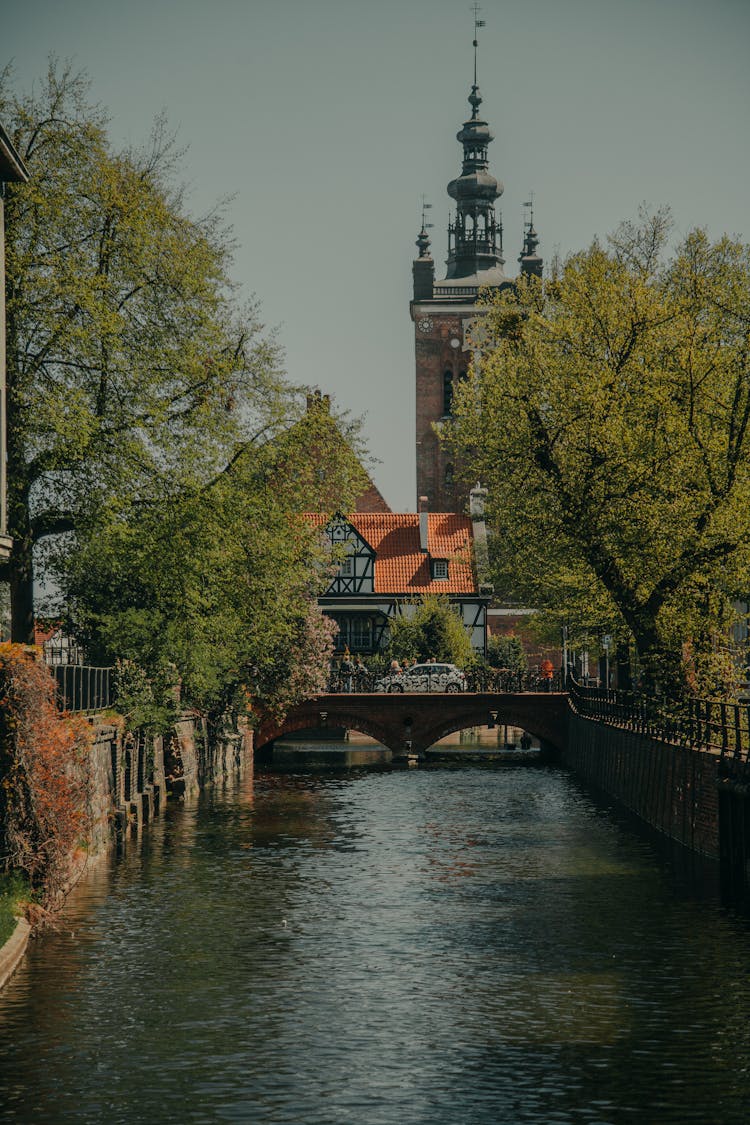 Water Canal Leading To Millers House