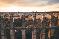 Arches of an Ancient Building Ruins