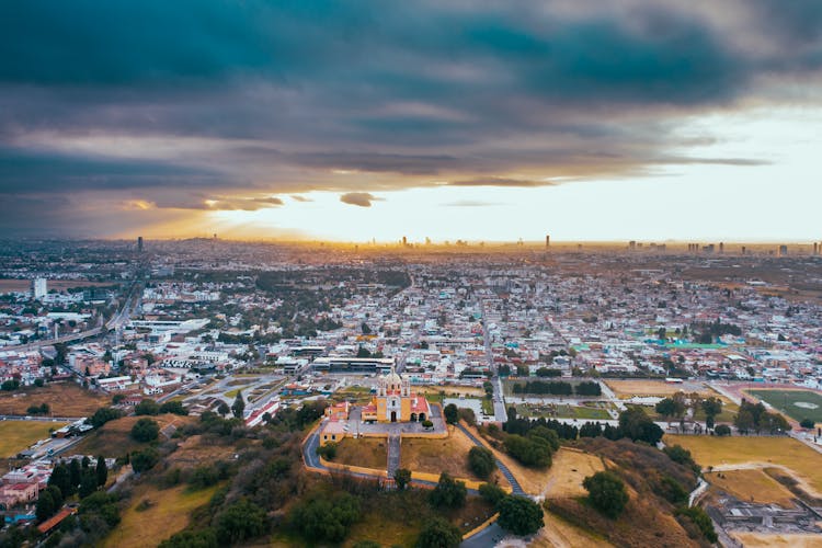 Aerial View Of City