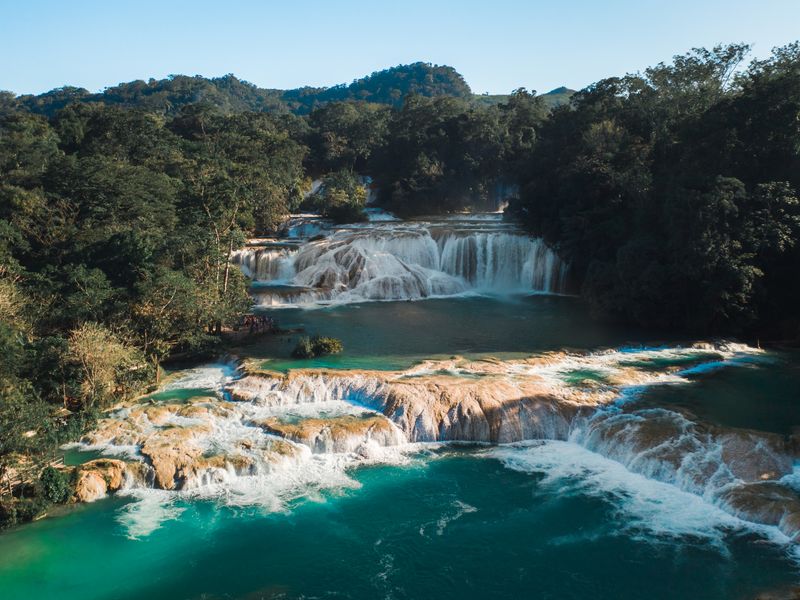 Paysage de Oaxaca, sud du Mexique