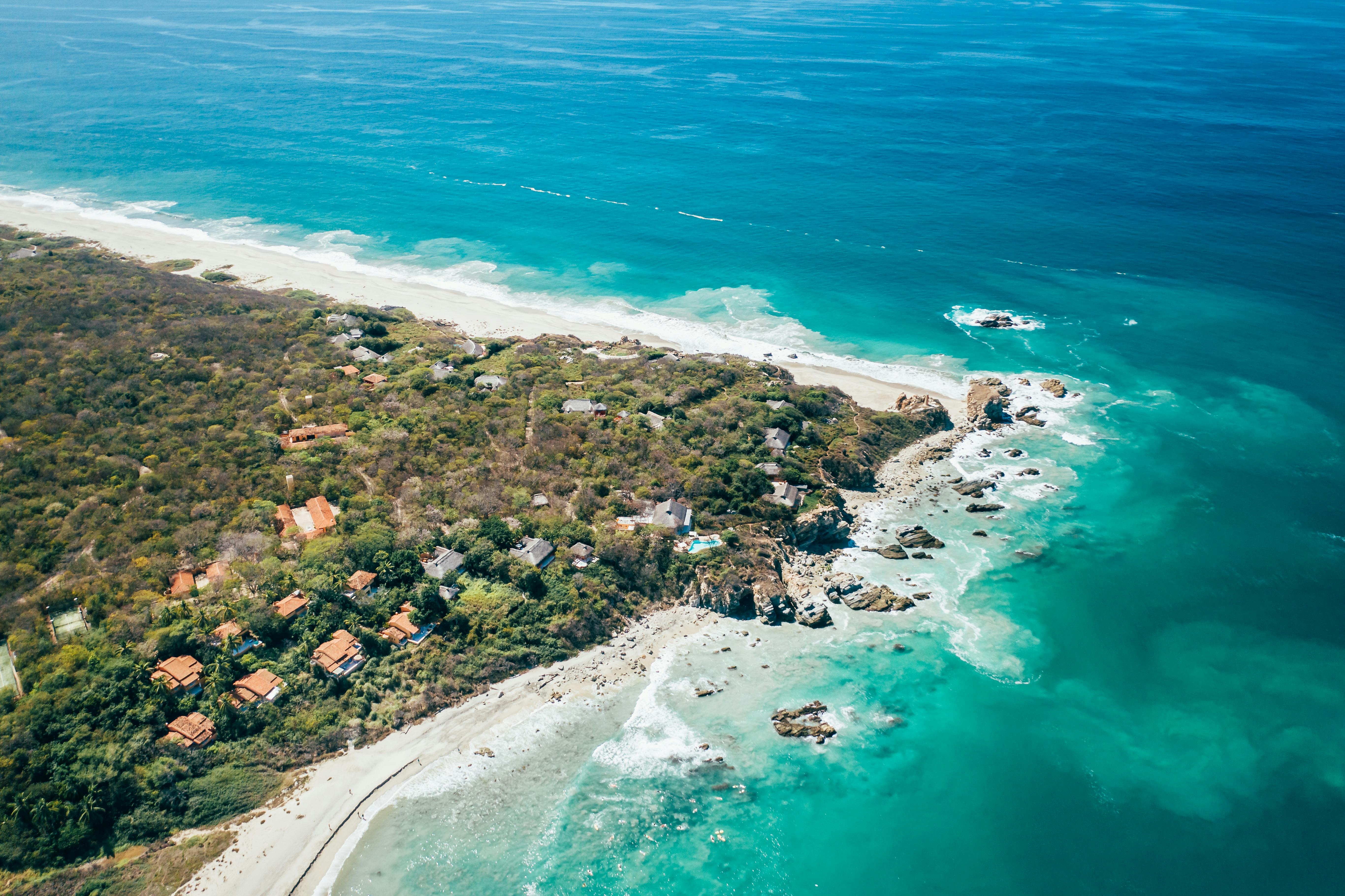 sea road landscape nature