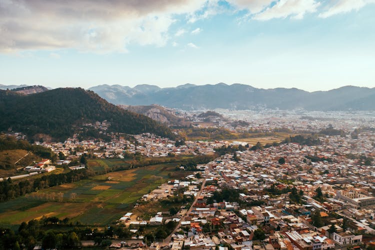 Aerial View Of City