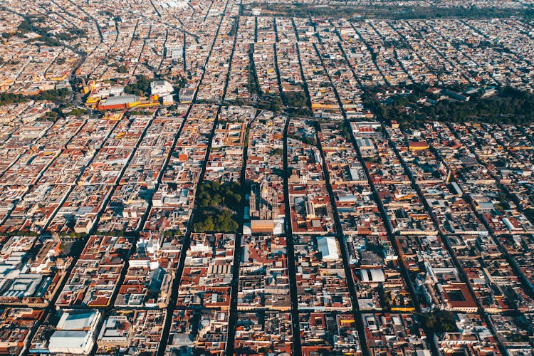 Bird's-eye View Of A City