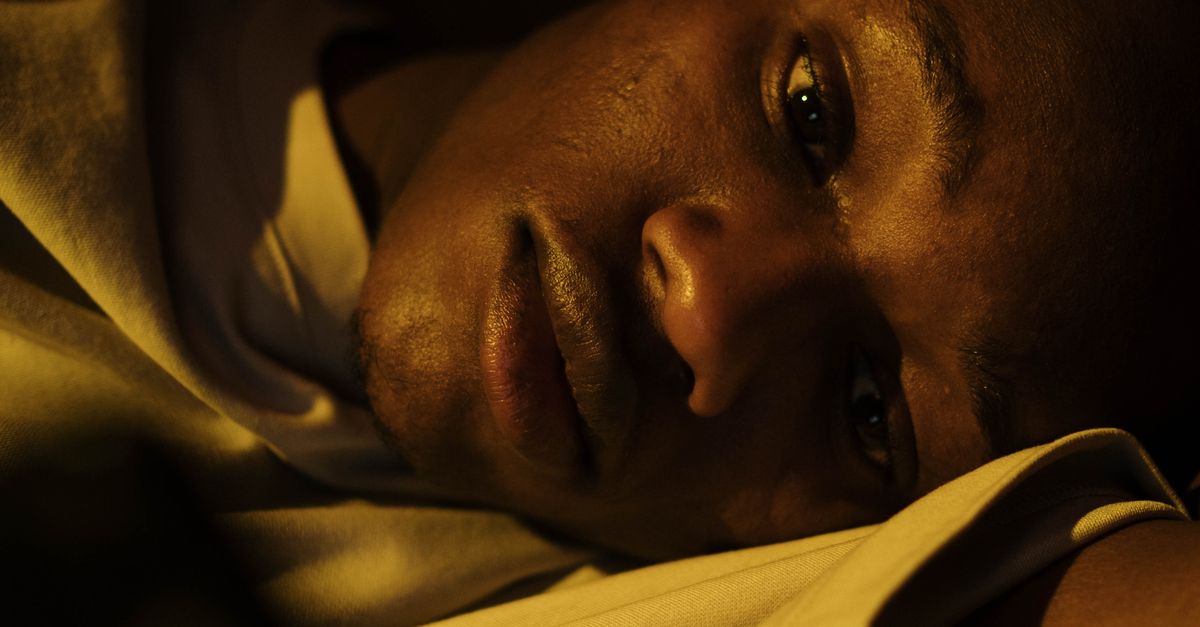 Man suffering from insomnia