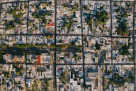 Drone Shot of a City