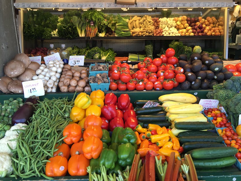 Free stock photo of farmers market, fresh produce, fresh vegetable