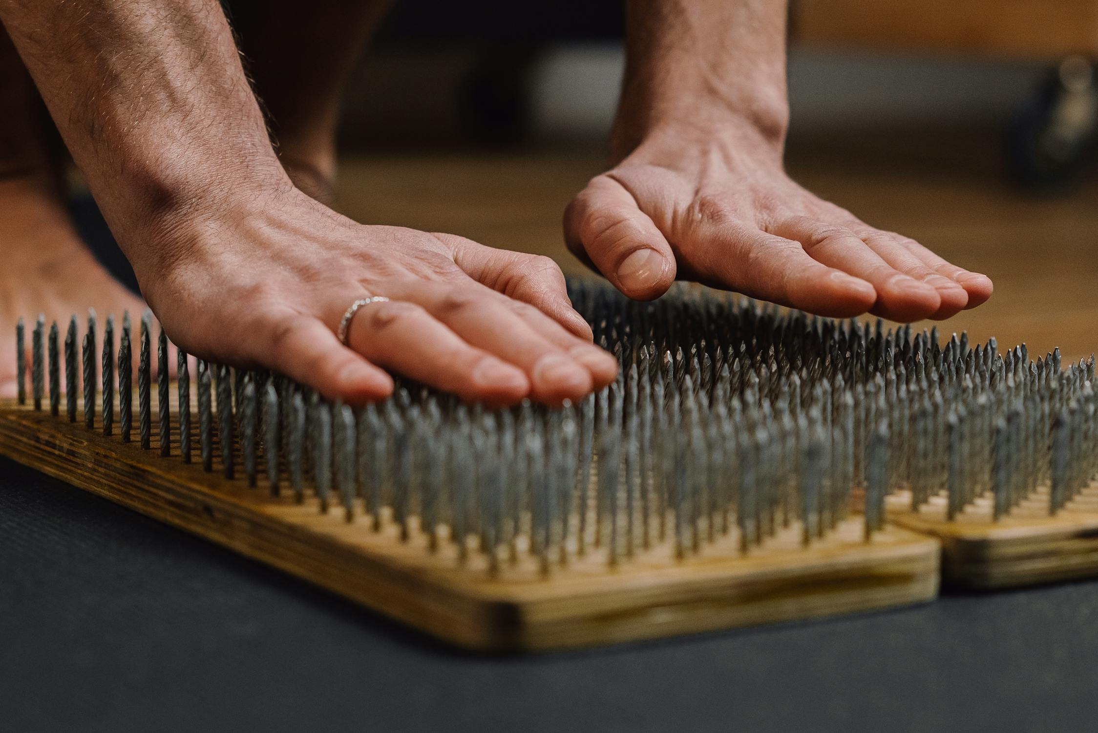 lit d'ongles tapis d'acupression