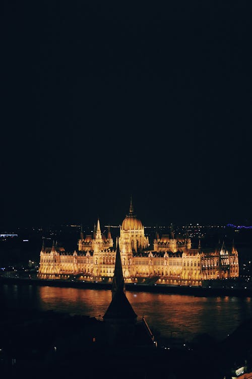
The Hungarian Parliament Building at Night