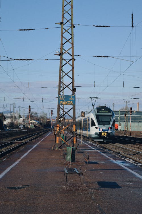 Train on Railway Station