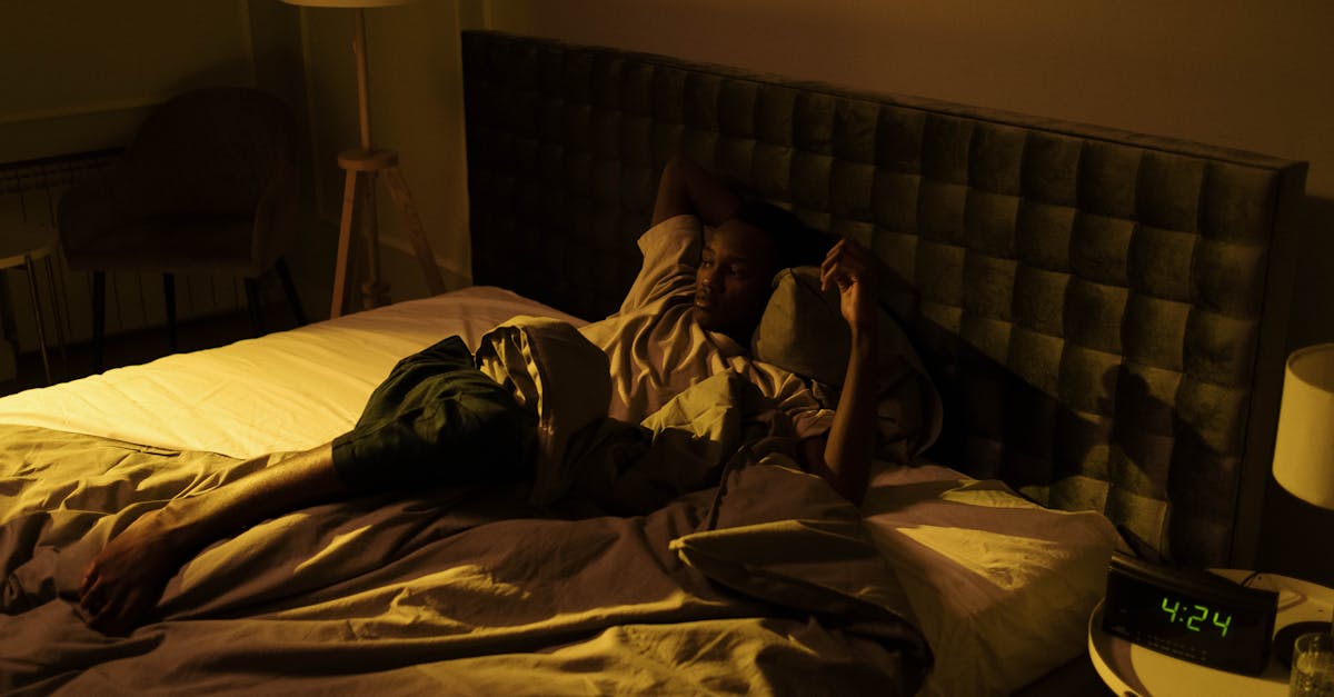 Sleep Issues At Night With Caffeine And Anxiety