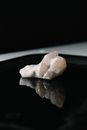A Gemstone over a Reflective Surface