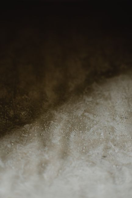 Detailed view of textured concrete with soft lighting, creating an abstract aesthetic.