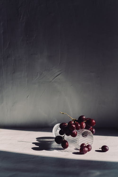 Free stock photo of aesthetic, berry, black grapes Stock Photo